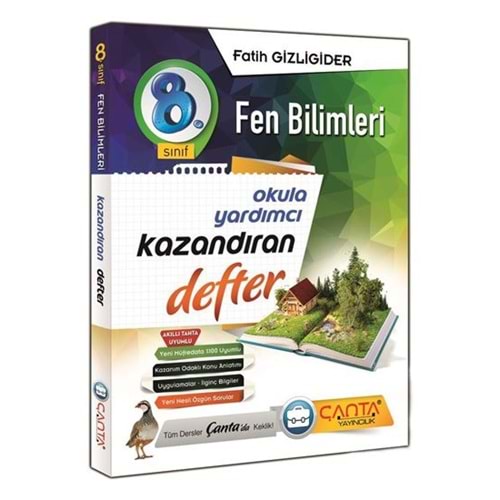 ÇANTA | 8.SINIF DEFTER KAZANDIRAN FEN BİLİMLERİ - 2022